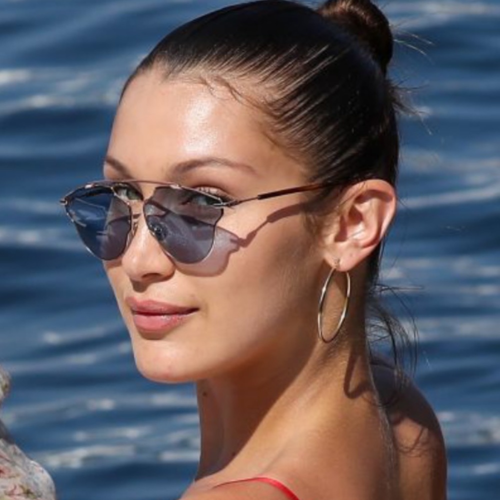 Bella hadid Dior Sunglasses Violet Gold Havana